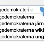 Sverigedemokraterna i Google-resultaten