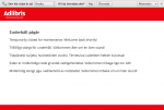 Adlibris är trasigt - inte nere för underhåll